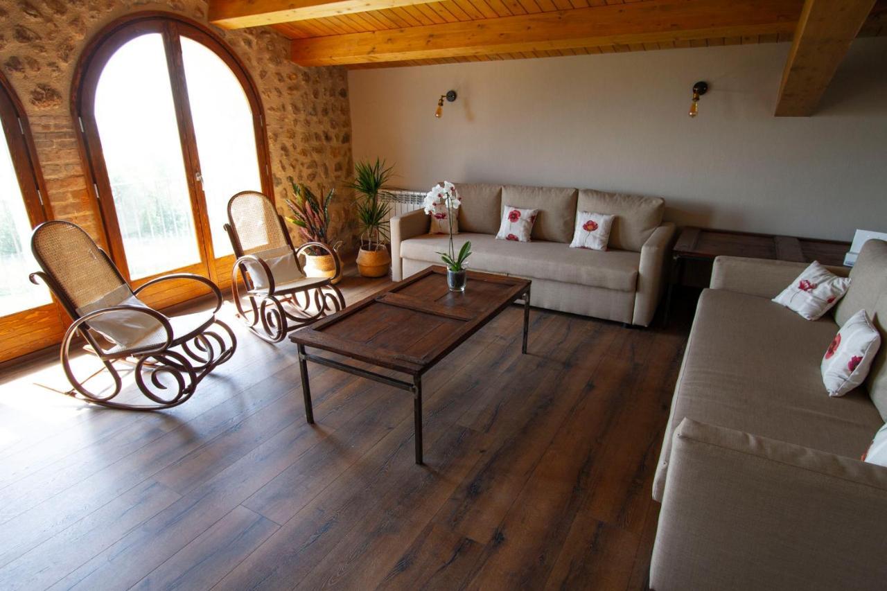 La Creu De La Pinya Villa Berga Bagian luar foto