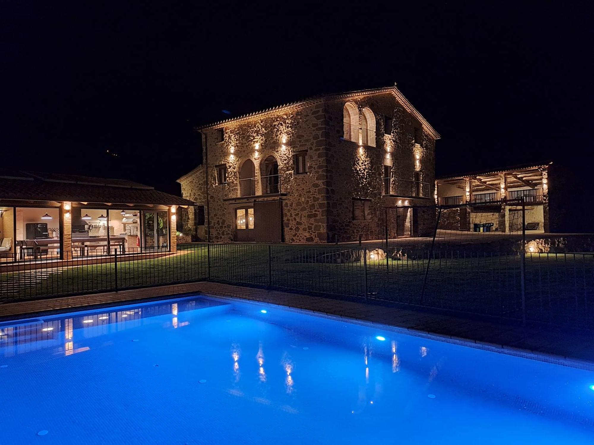 La Creu De La Pinya Villa Berga Bagian luar foto