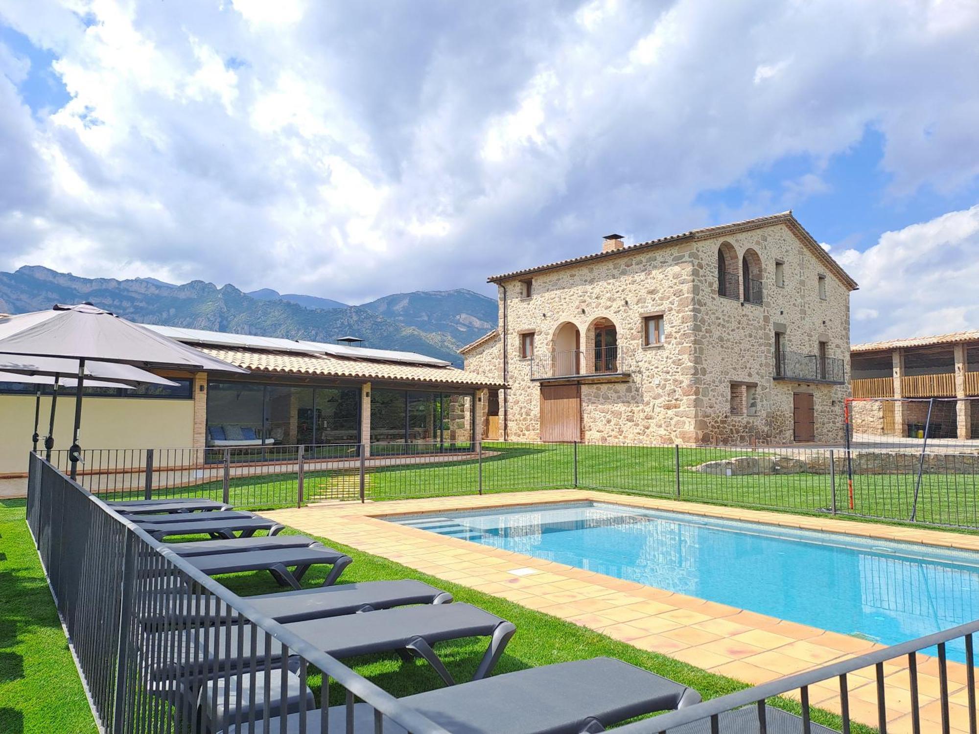 La Creu De La Pinya Villa Berga Bagian luar foto