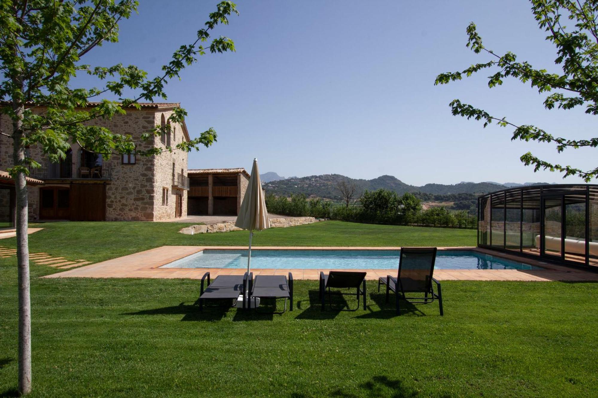 La Creu De La Pinya Villa Berga Bagian luar foto